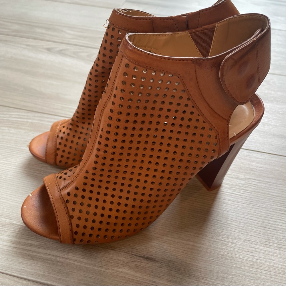 BAMBOO Sling Back Mesh Heels